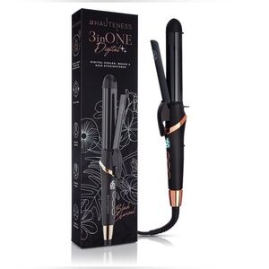 Black and Gold 3-in-1 Hair Styling Tool